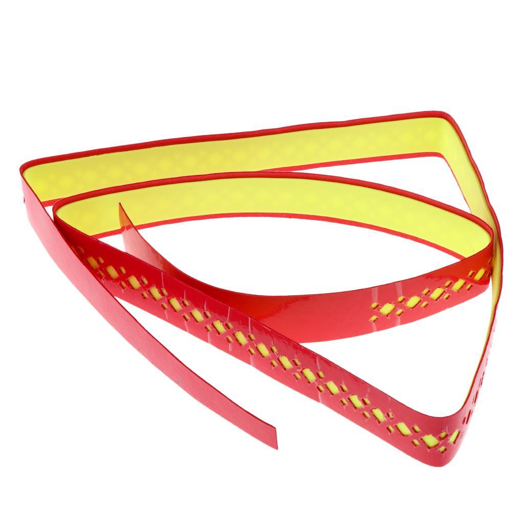 2xAnti Slip Racket Tennis Badminton Absorb Sweat Grip Tape Red
