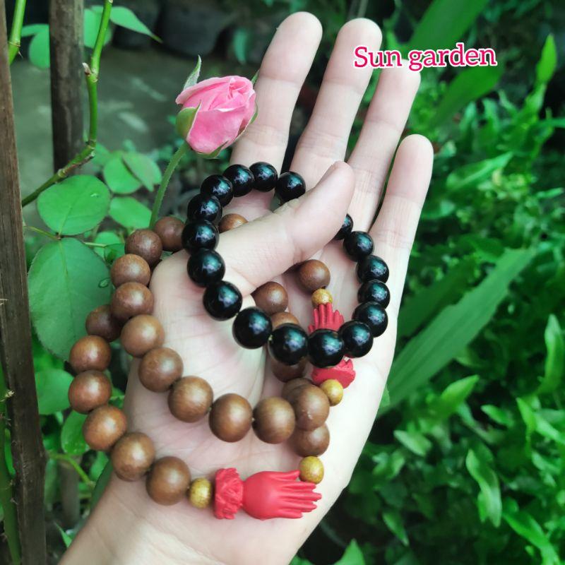 Vòng tay gỗ dâu tằm cho người lớn hạt 10mm Unisex