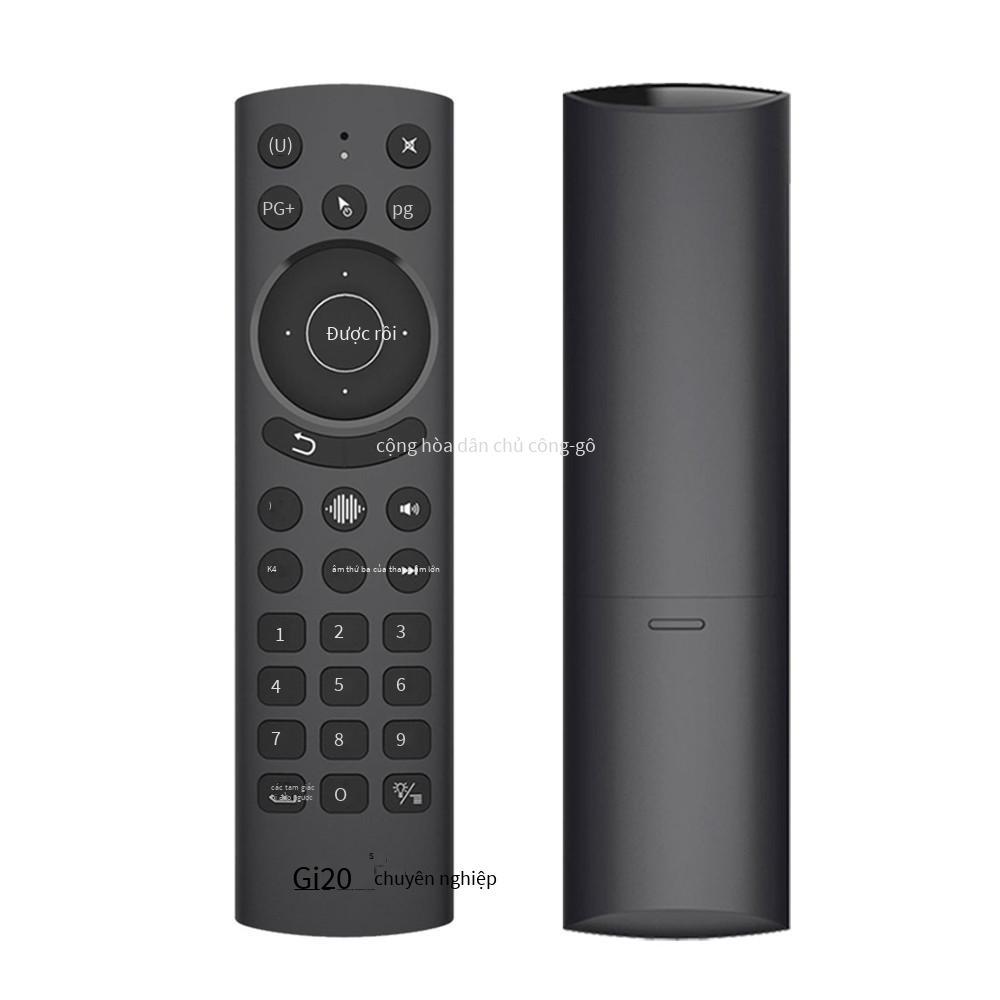 Phong cách mới nhất G20S Pro Airmouse chuột giọng nói USB2.4G giọng nói thông minh điều khiển từ xa