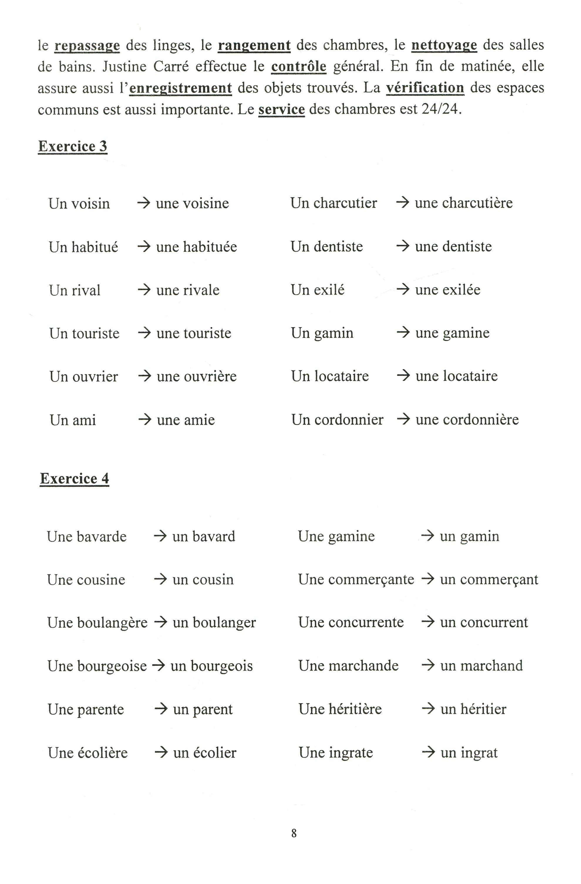 Bài Giải Ngữ Pháp Tiếng Pháp