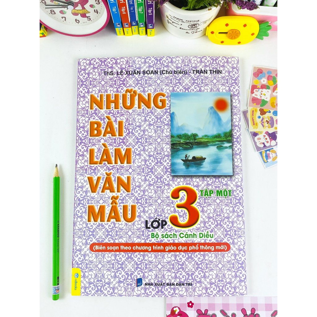 Sách - Những Bài Làm Văn Mẫu Lớp 3 Tập một - Biên Soạn Theo Chương Trình GDPT Mới - Cánh Diều (ND)