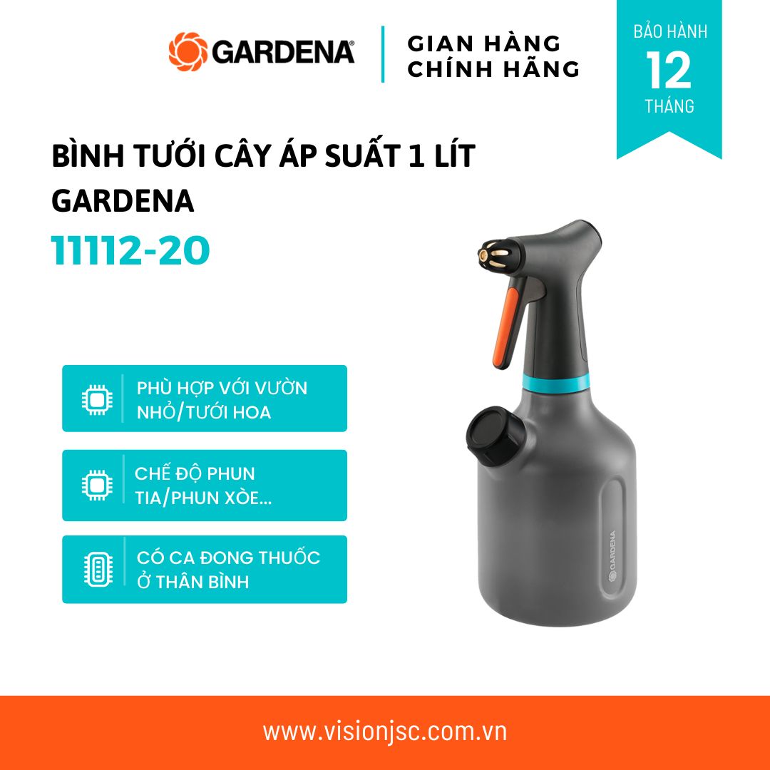 BÌNH TƯỚI CÂY 1LÍT GARDENA 11112-20
