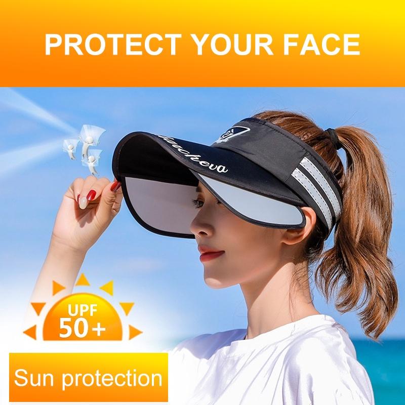 Nón Chống Nắng / Nón Chống Nắng / Mũ Chống Nắng / Mũ Chống Nắng Nam / Mũ Chống Nắng Nữ / Mũ Lưỡi Trai Chống Nắng Tia UV Có Thể Điều Chỉnh Kích Thước Cho Nam Và Nữ