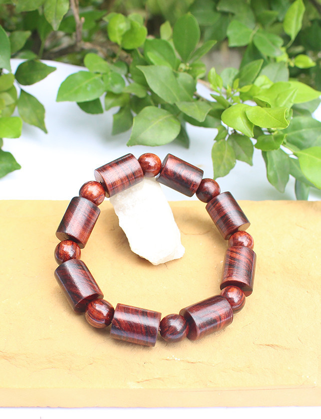 Vòng tay gỗ Sưa Đốt Trúc Size 12 mm, AKO1