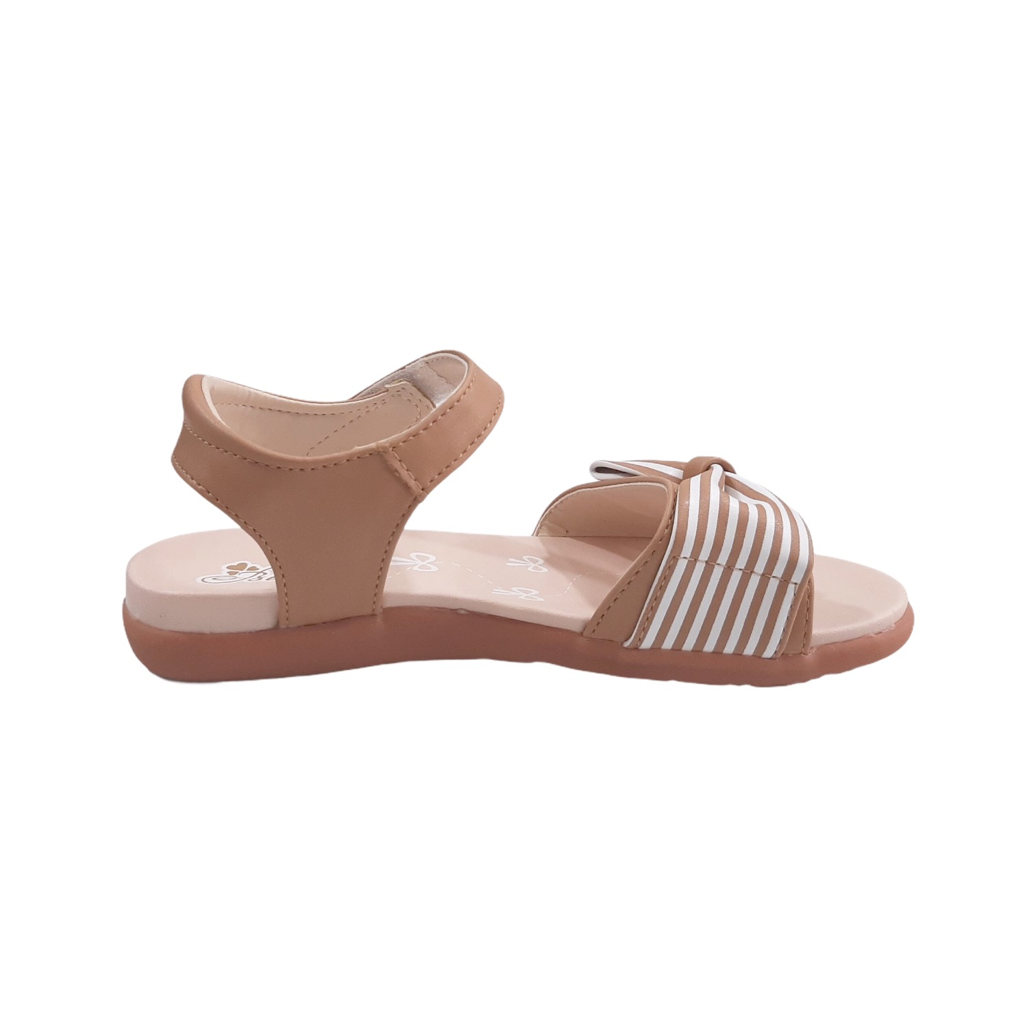 Sandal Đẹp Cho Bé Gái, Sandal Bé Gái Quai Dán, Sandal Bé Gái Đính Nơ DRG000900NAU