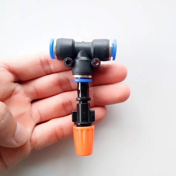 Bộ phun sương tưới lan 12 béc cam cho S= 10-15m2
