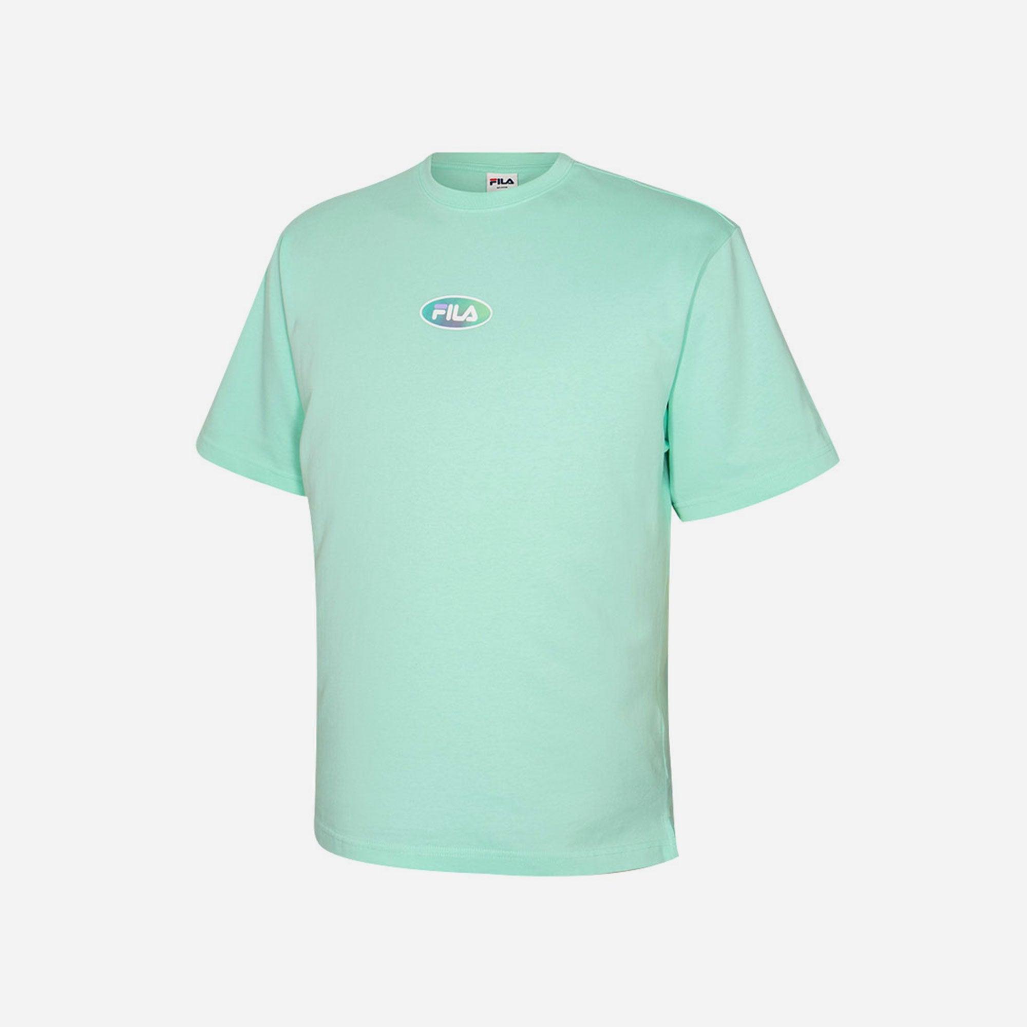 Áo thun tay ngắn thời trang unisex Fila Carnevale Di Fila Oversize - FW2RSF1002X-CBL