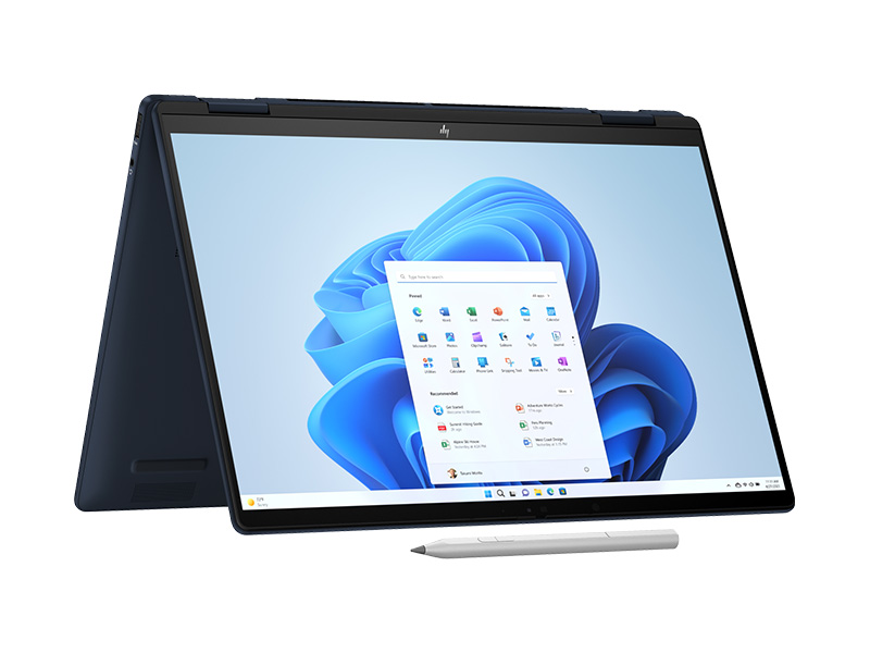 Laptop HP Envy x360 14-fc0083TU A19BSPA (Ultra 7 155U/ 32GB/ 1TB SSD/ 14.0inch OLED Touch/ Win11/ Blue/ Vỏ nhôm/ Pen) - Hàng Chính Hãng
