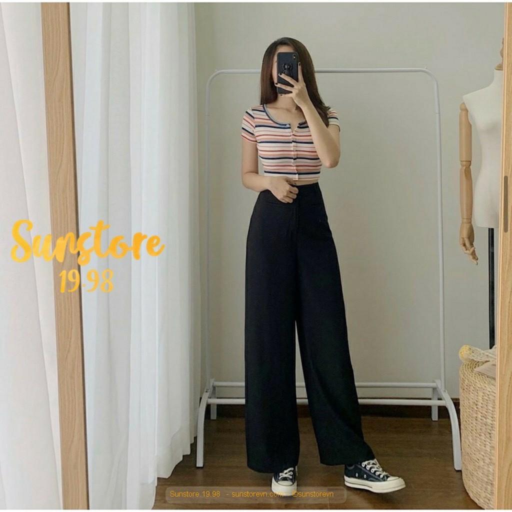 Quần ống suông vải tuyết mưa TNX 2