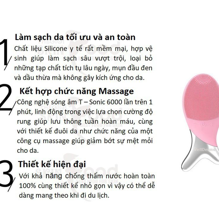 Máy rửa mặt  con cá xanh, hồng