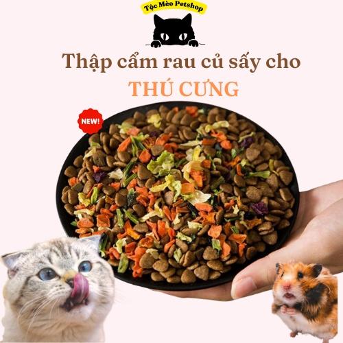 Rau củ sấy dành cho thú cưng chó/mèo/hamster