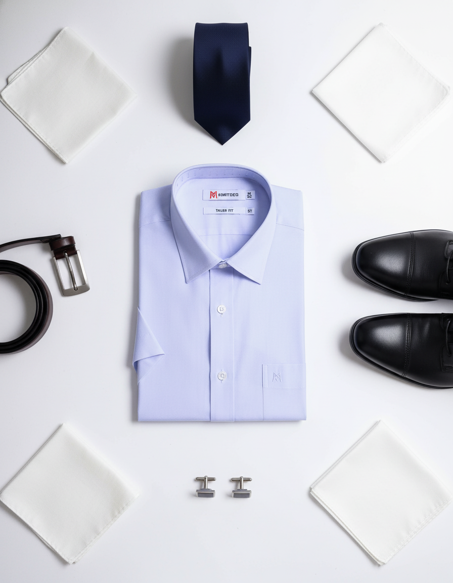 Áo sơ mi tay ngắn Khatoco (M-2XL)