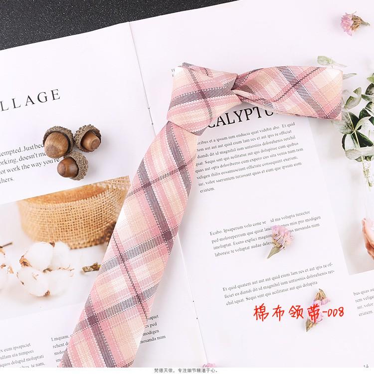 CÀ VẠT CÔNG SỞ, HỘI NGHỊ CHO THANH NIÊN, CÀ VẠT PHONG CÁCH HÀN QUỐC bản hẹp 6m chất liệu vải bông cotton