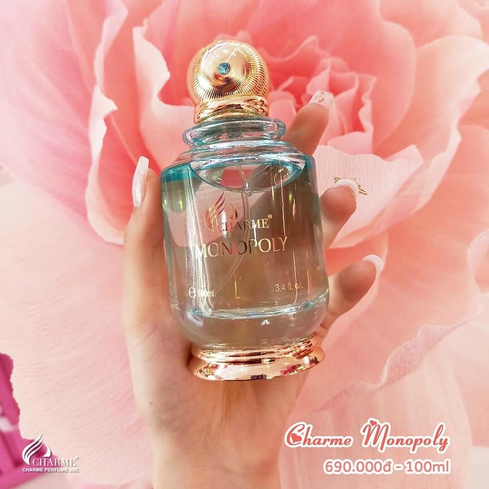 Nước hoa nữ chính hãng Charme Monopoly 100ml với hương thơm man mát nhẹ nhàng mang lại sự say mê dịu dàng
