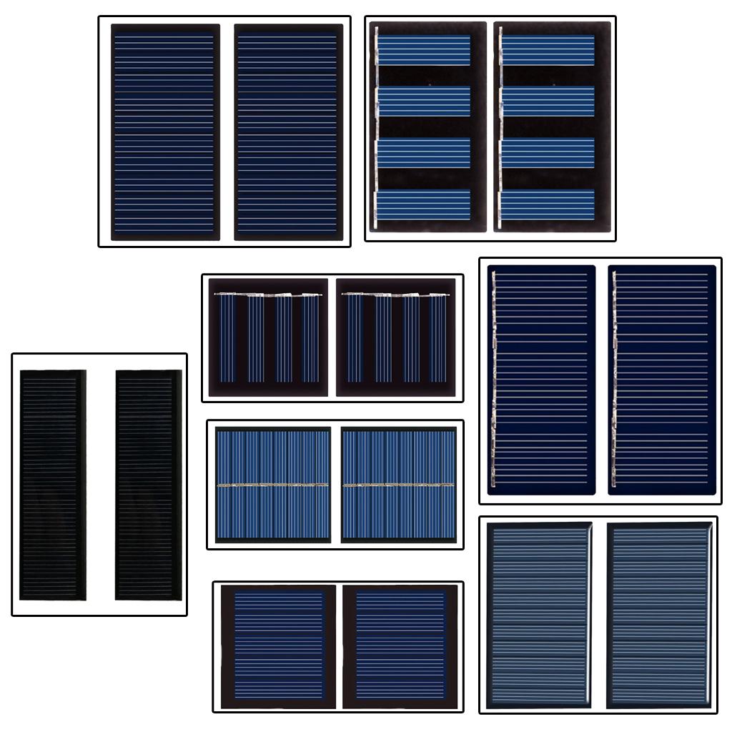 High Efficiency Solar Panel Charging Charger Battery Power 60mA - 5V