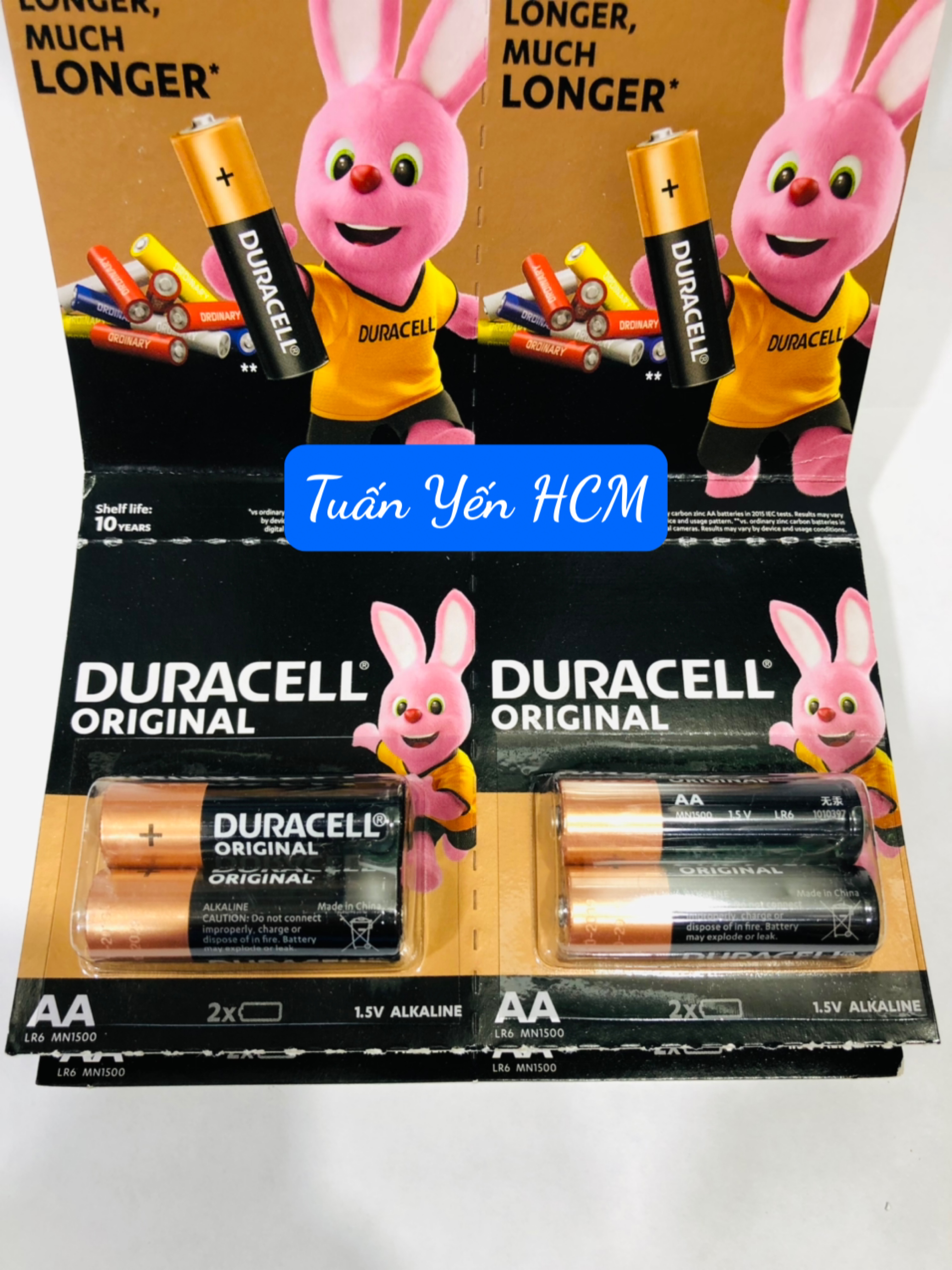 Pin AA Alkaline 1.5v Duracell MN1500 LR6 - Vỉ 2 viên - Tuấn Yến