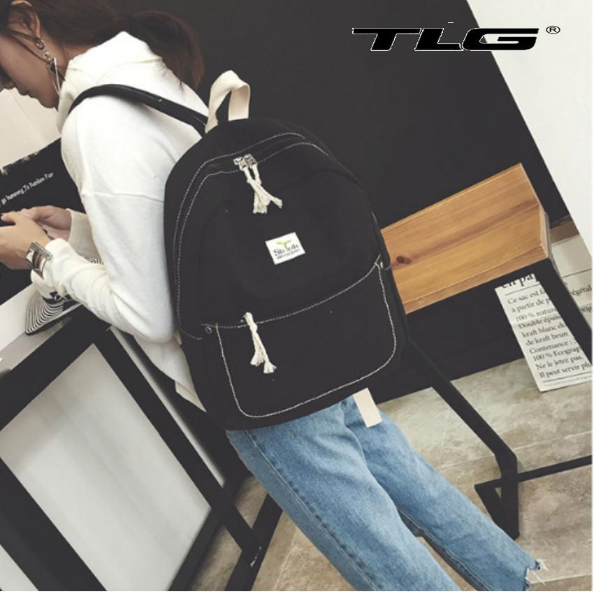 Ba Lô Canvas Sinh Viên Phong Cách Hàn Quốc 208069 1