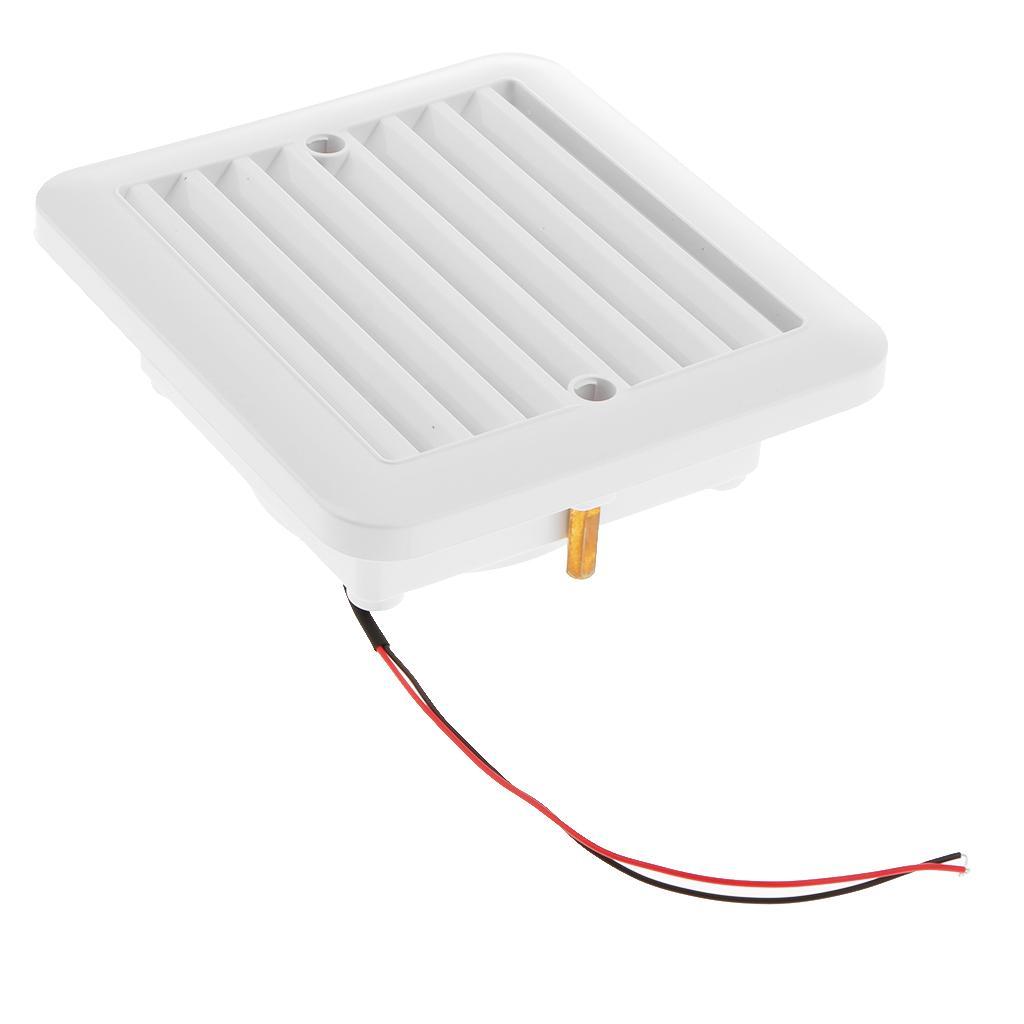 RV  Motorhome Side Air Vent Ventilation Cooling Exhaust Fan White