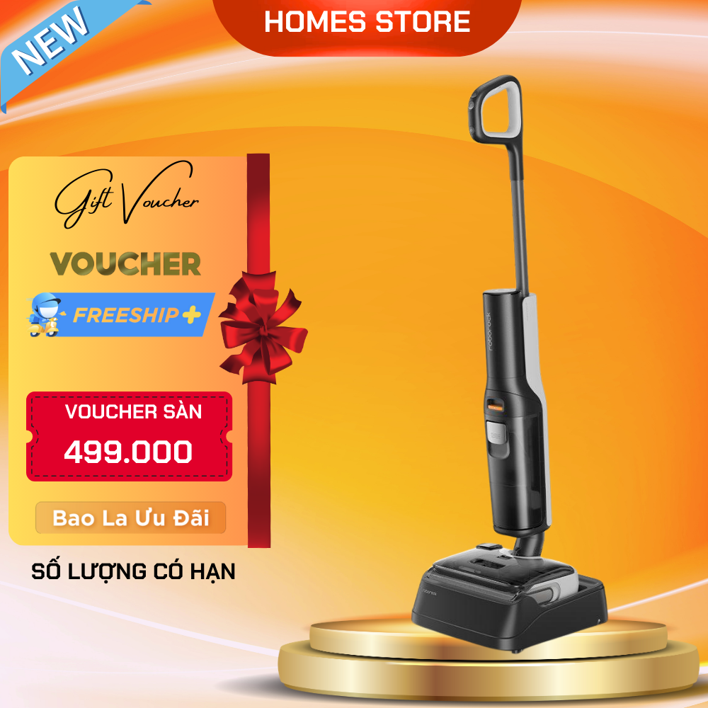 Máy Hút Bụi Lau Nhà Roborock F25 ACE, Giặt Nóng 90 Độ Lực 20.000 Pa Gập 180 Độ - Hàng Chính Hãng