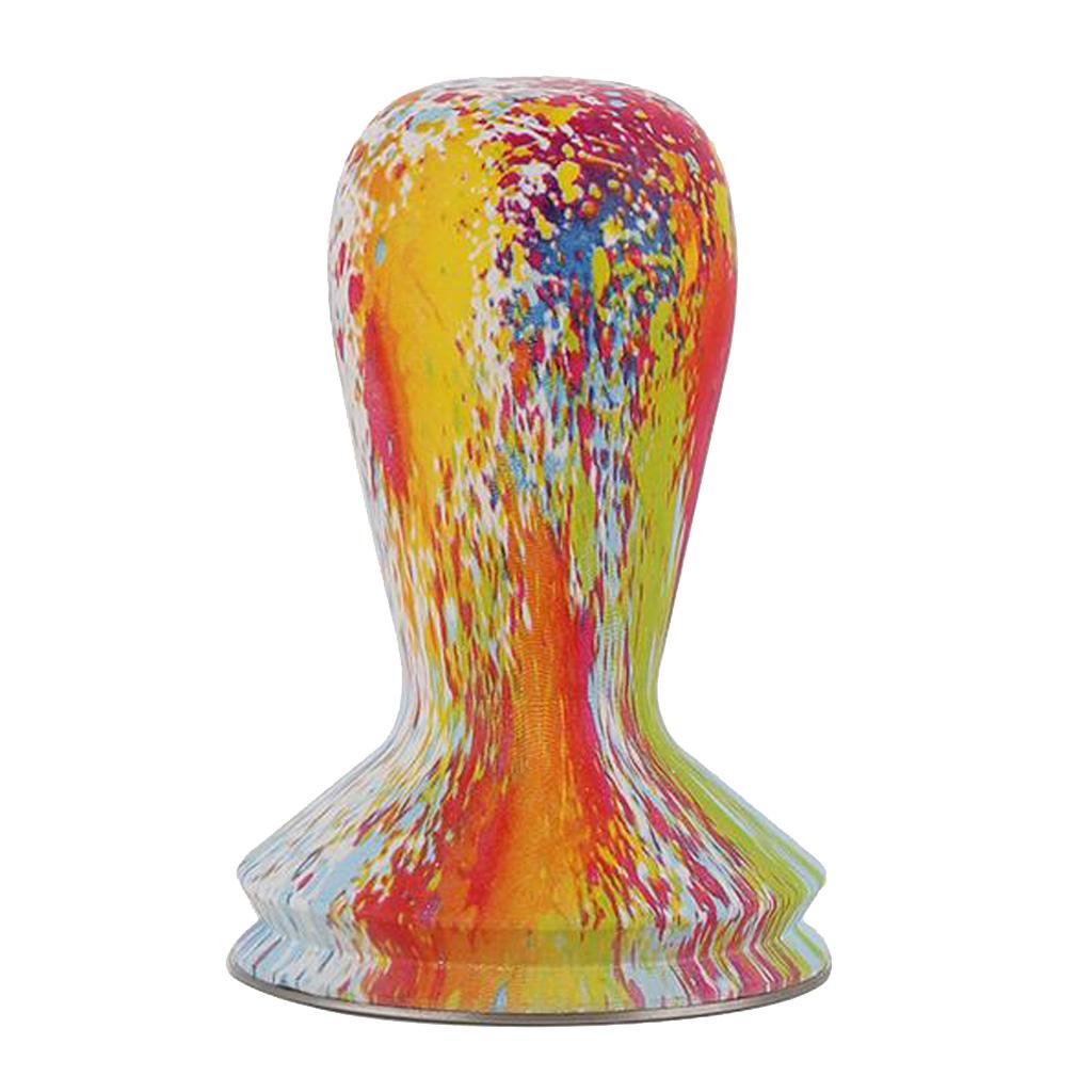 Stainless Steel Coffee Tamper Machine Espresso Press Flat Base