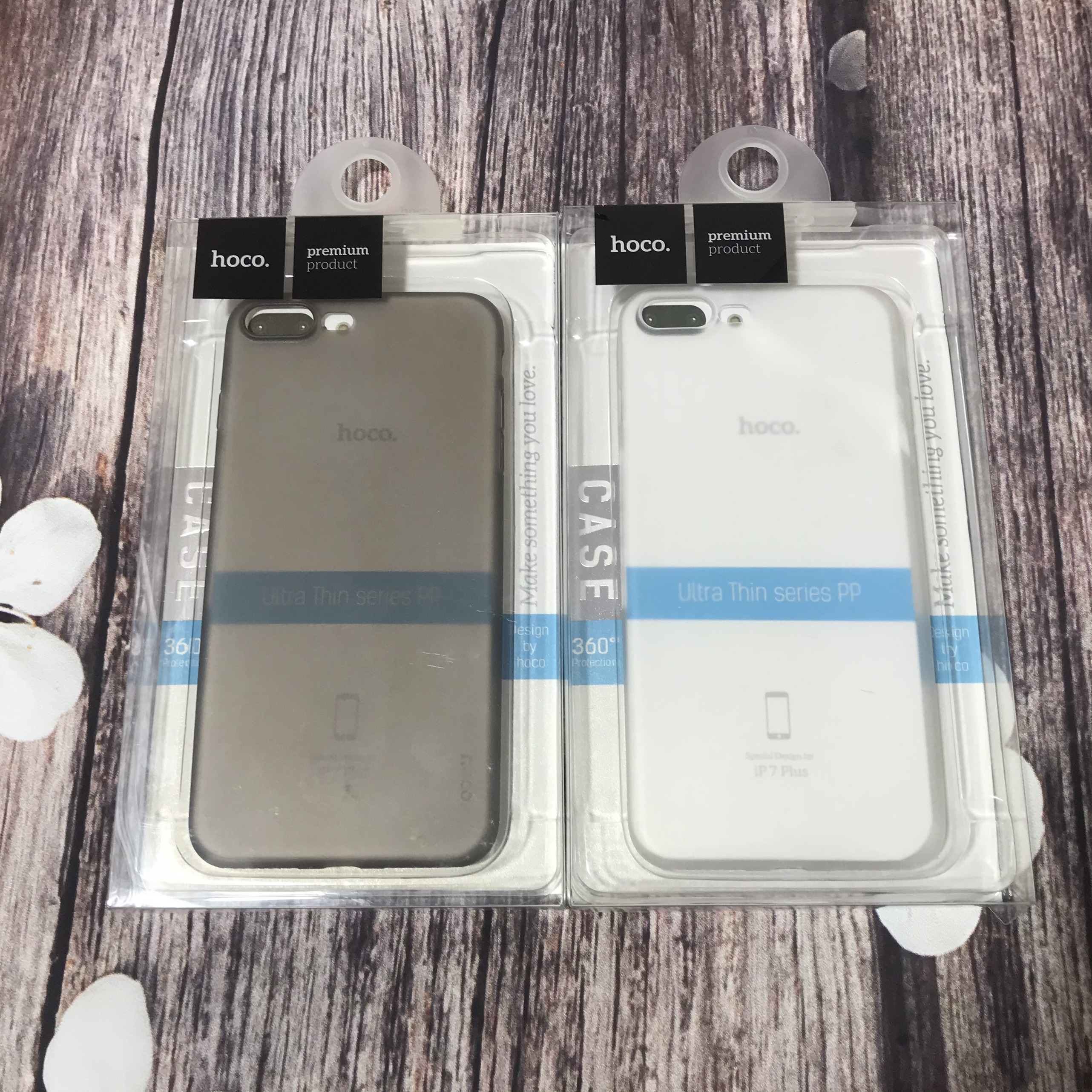 Ốp lưng HOCO lụa nhám siêu mỏng chống vân tay cho iPhone 7 Plus, iPhone 8 Plus  - Hàng Chính Hãng
