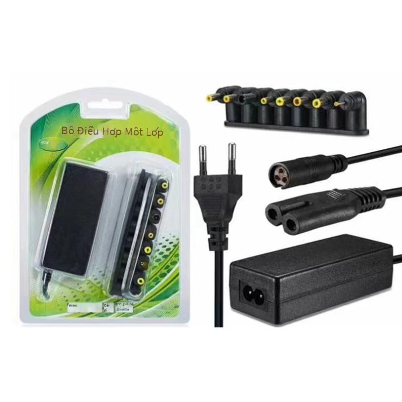Bộ cấp nguồn nhận dạng tự động giá thấp nhất 40w Bộ đổi nguồn đa chức năng 8 loại chuyển đổi Bộ sạc máy tính xách tay đa năng đầu DC