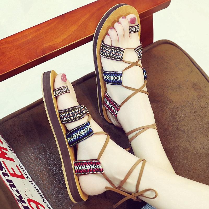 Giày Sandal Cao Gót Thời Trang Thoải Mái Cho Nữ Size 35-42