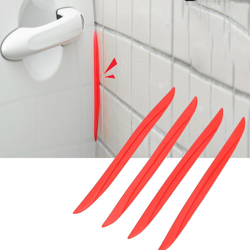 Bộ 4 miếng dán bảo vệ viền gương chiếu hậu xe hơi chống va chạm trầy xước