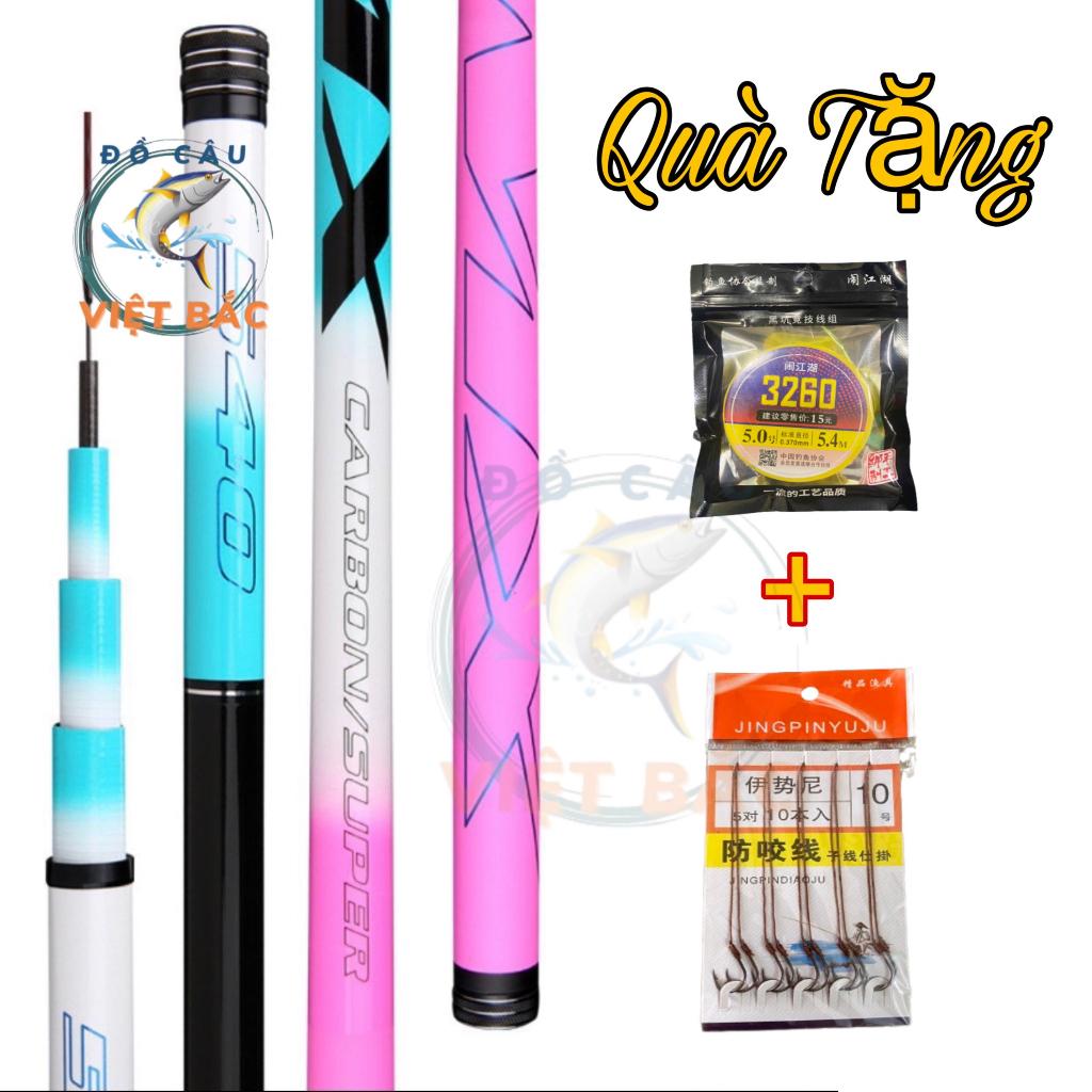 Cần câu tay MX độ cứng 5H chuyên đánh cảm giác gẩy rô diếc cao cấp tặng kèm quà tặng Đồ Câu Việt Bắc
