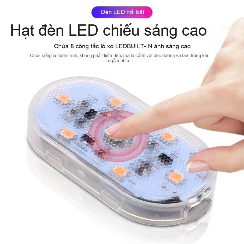 Đèn LED Dán Trần Xe Hơi , Tủ Quần Áo , Nhà Vệ Sinh , Kệ Sách , Cầu Thang , Gầm Bàn Ghế , Phòng Ngủ ,.. Sạc USB - Hàng Chính Hãng