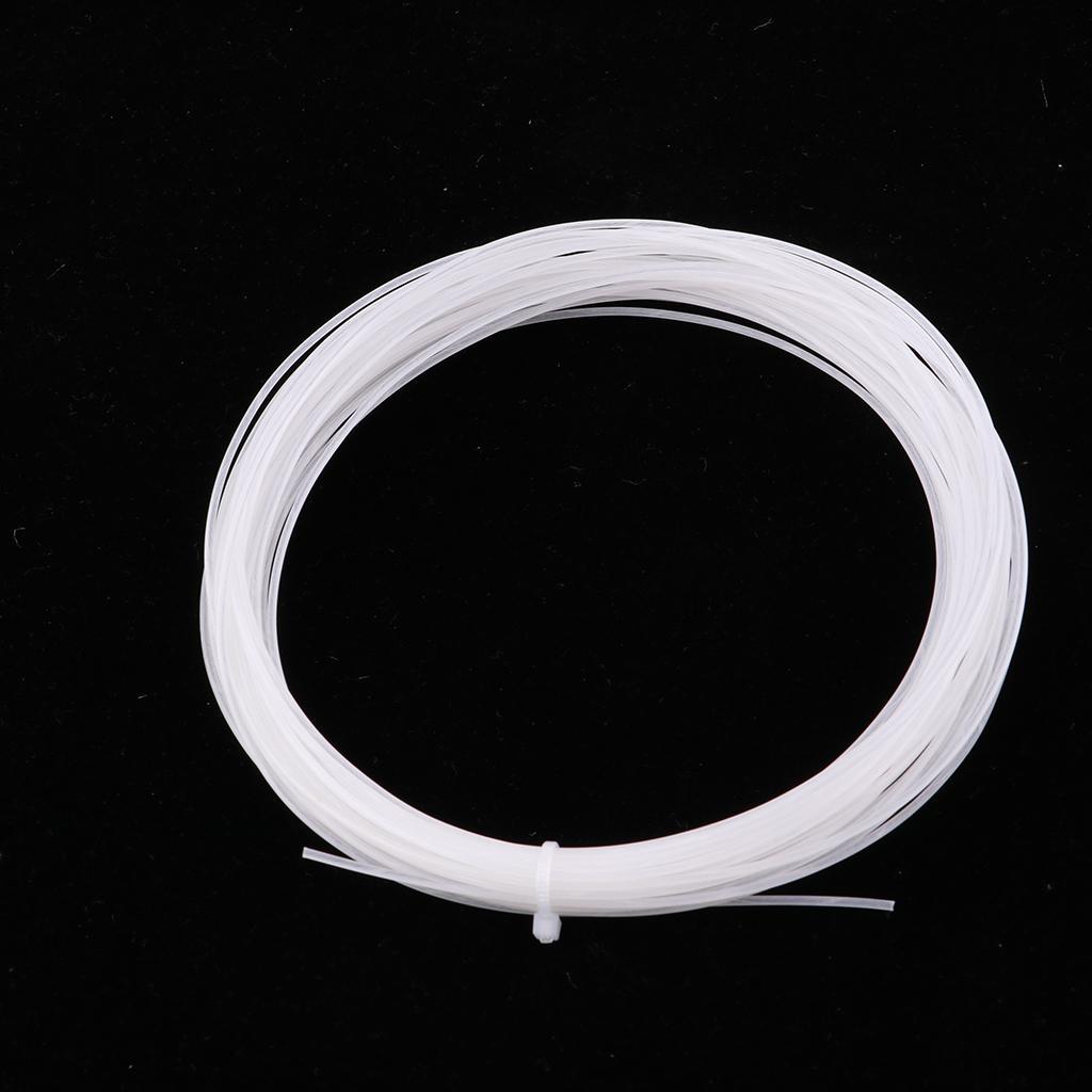 2-15pack 12m Tennis Racket Racquet String High Elastic Thread Line White