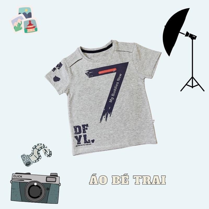 Áo thun bé trai cho bé 1-3 tuổi thoáng mát phong cách năng động Kidcat Shop