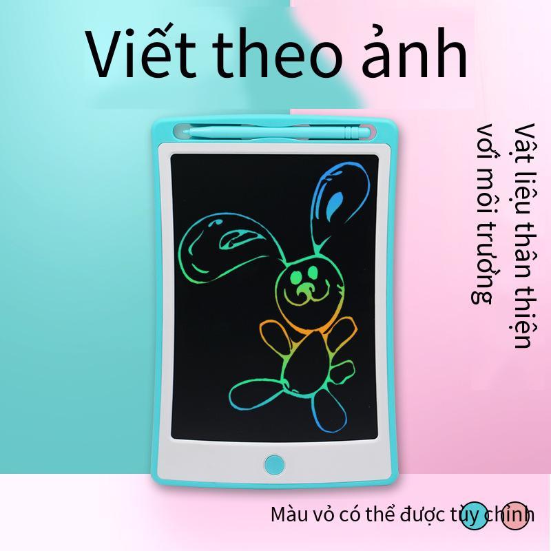 Phong cách mới nhất tùy chỉnh bảng viết LCD 8,5 inch màu bảng vẽ trẻ em vẽ graffiti bảng vẽ bảng ghi nhớ tin nhắn bảng vẽ điện tử