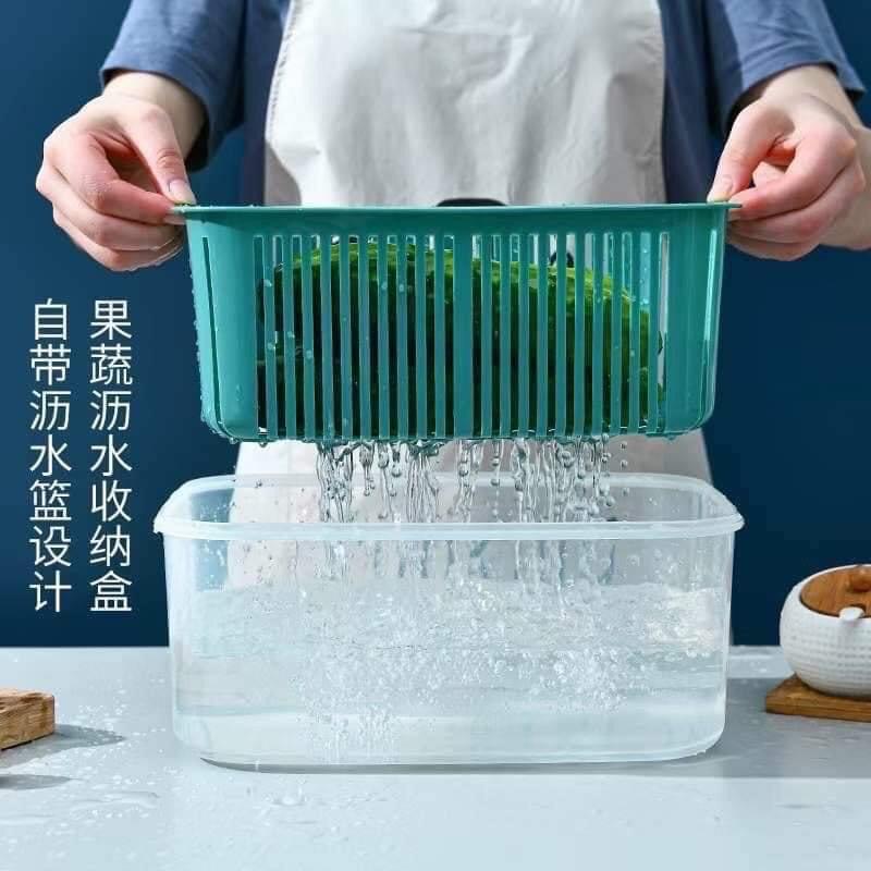 Set 5 hộp đựng thực phẩm tách nước