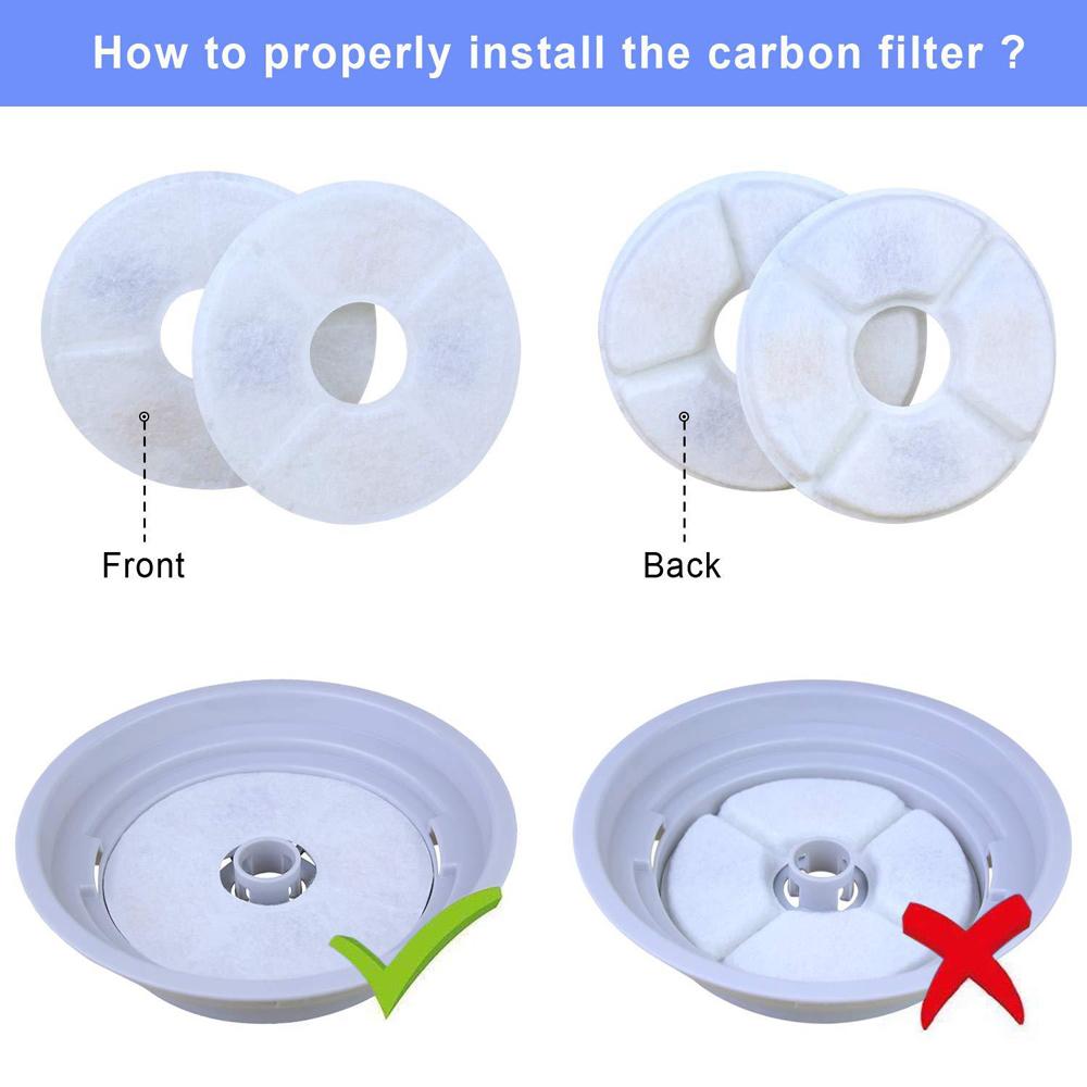 Đài phun nước tự động cho chó mèo 2.4L với đèn LED sạc USB