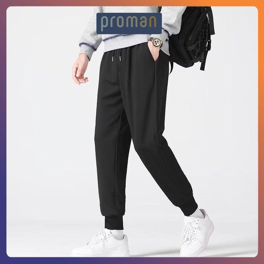 Quần Jogger nam nữ thể thao chất xốp, Jogger unisex dài phong cách trẻ trung JO05 - PROMAN