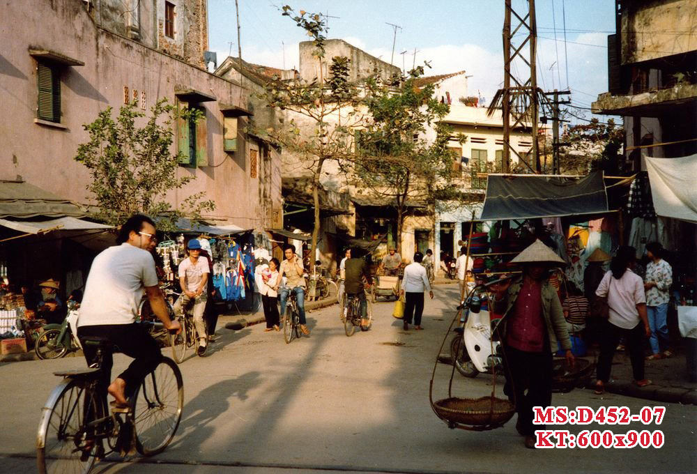 Tranh kính cường lực Phố cổ Hà Nội D4502 01