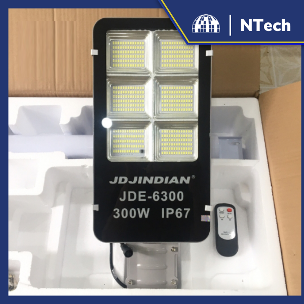 Đèn đường năng lượng mặt trời 300w Jindian JDE-6300