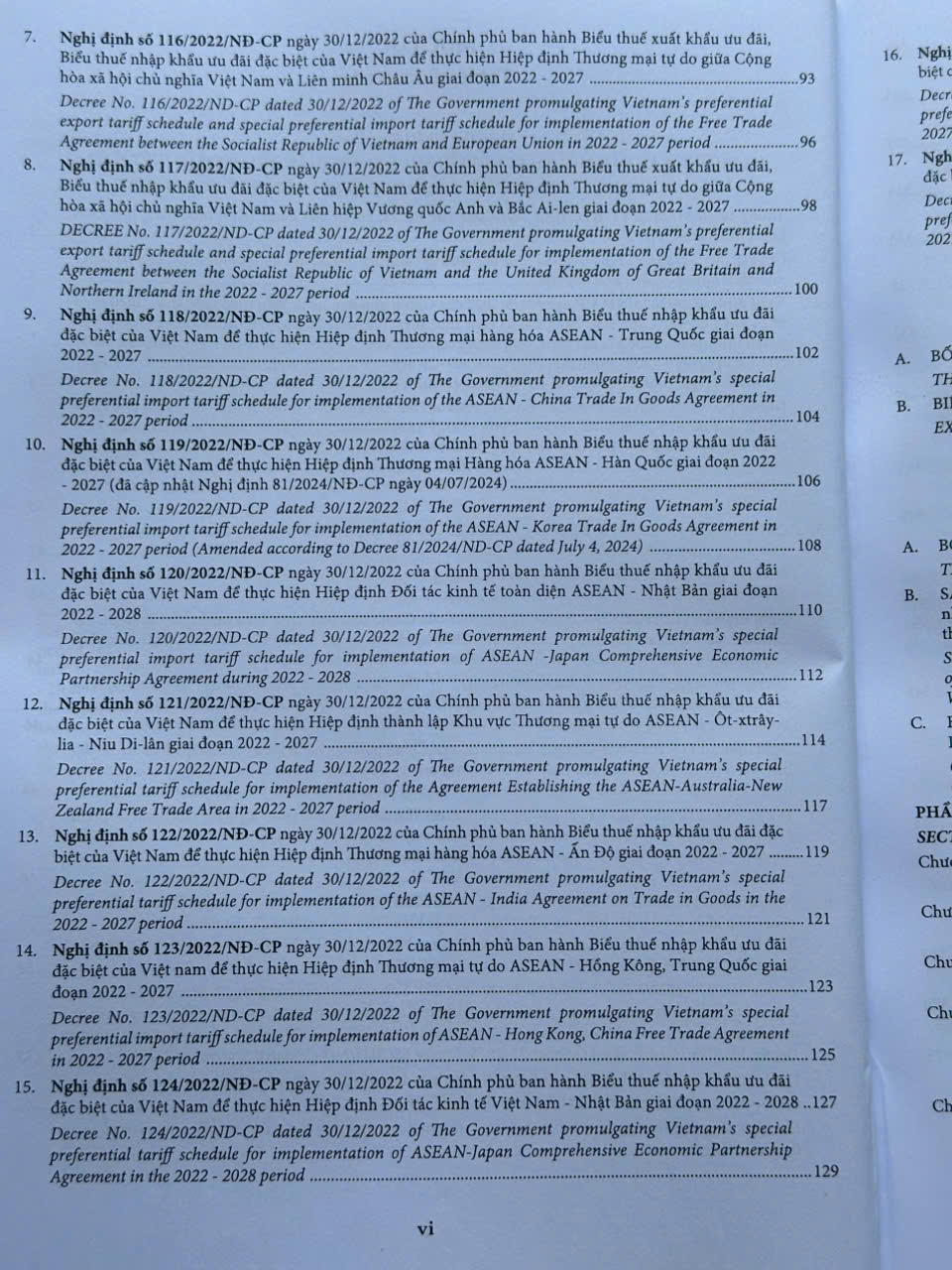 Sách Biểu Thuế Xuất Khẩu - Nhập Khẩu 2026 (V2679N)