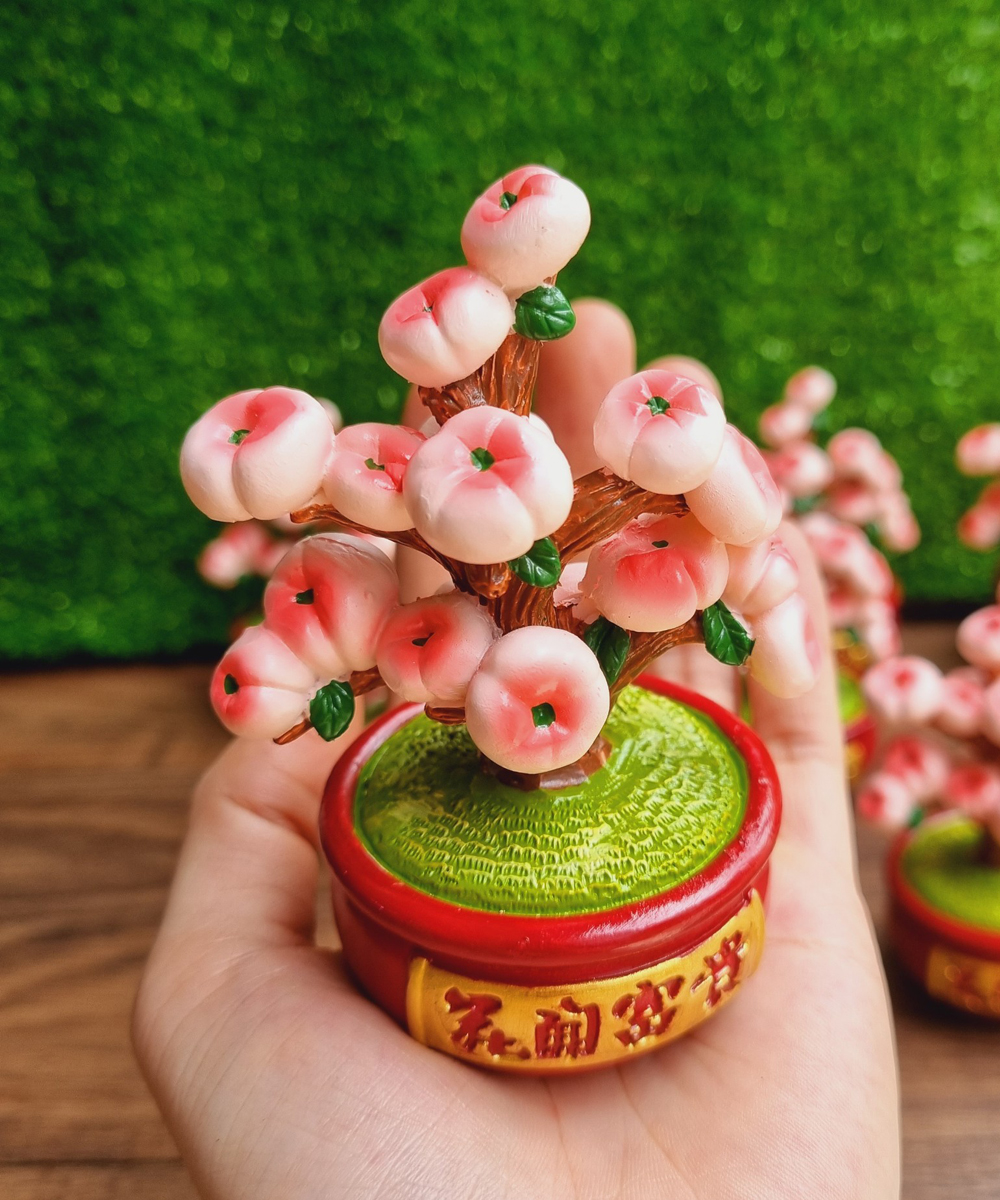 Chậu đào trường thọ 10cm