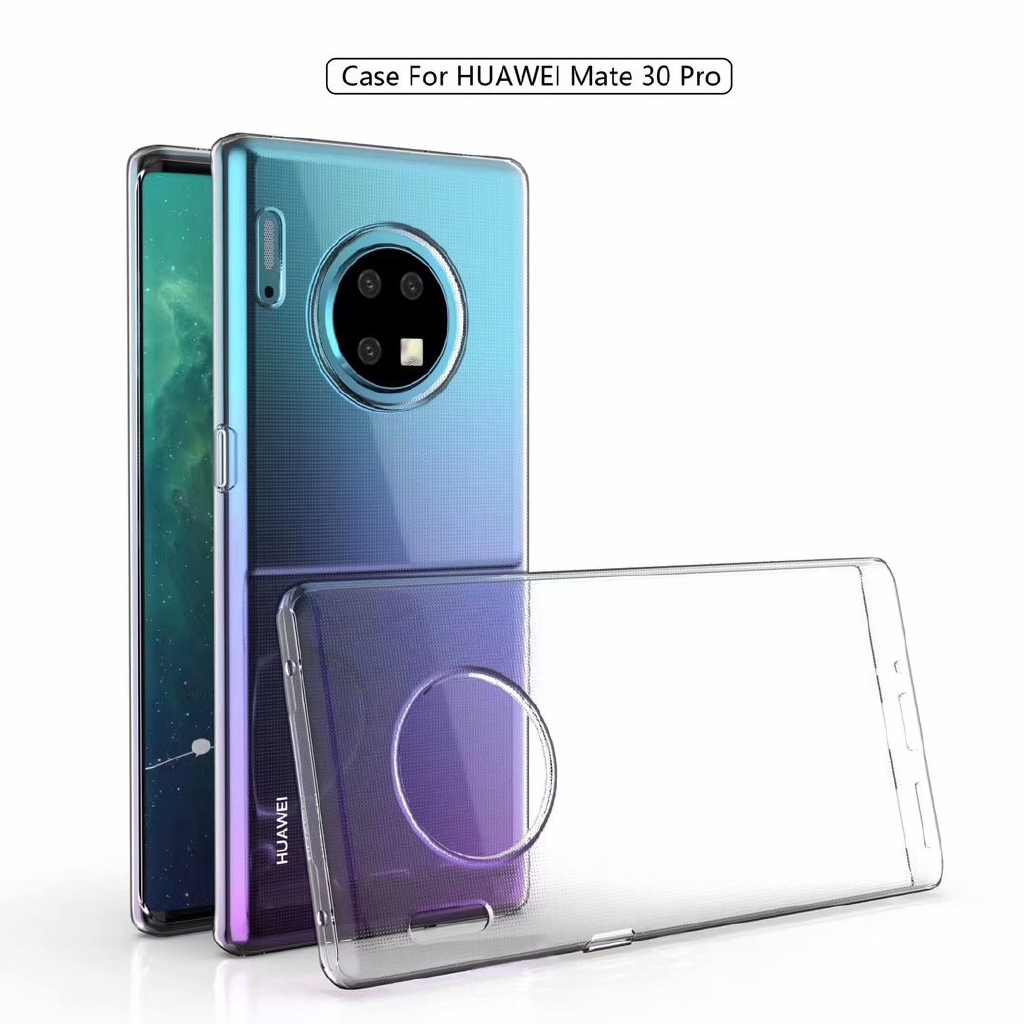 Ốp lưng silicon dẻo trong suốt cao cấp cho Huawei Mate 30 Pro