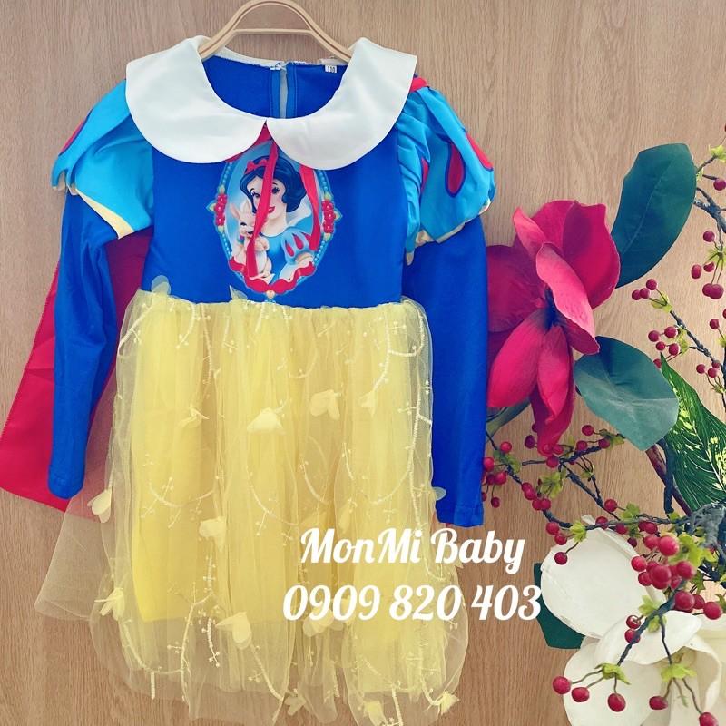 VÁY ĐẦM CÔNG CHÚA BẠCH TUYẾT CHO BÉ SNOWWHITE DRESS