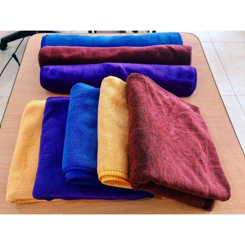 Khăn gội đầu spa đa năng kt 35*75cm sợi Microfiber k rụng lông thấm hút tốt