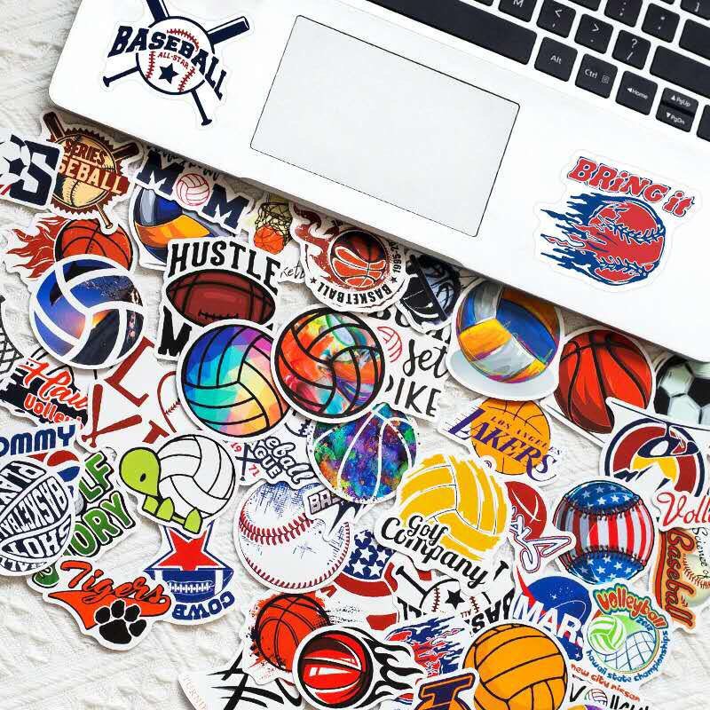 Bộ 50 Sticker Dán Mũ Bảo Hiểm, Bình Nước, Điện Thoại... ( Giao Hình Ngẫu NHiên )