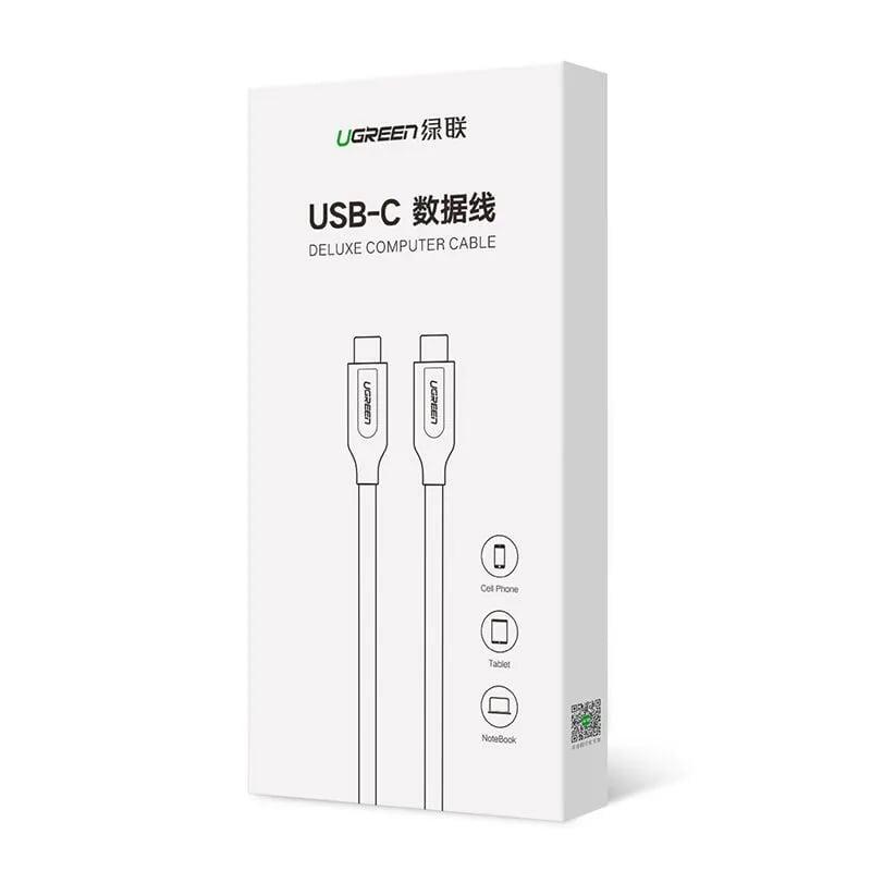 Ugreen UG50229US266TK 0.5M màu đen Dây USB Type-C sang USB Type-C - HÀNG CHÍNH HÃNG