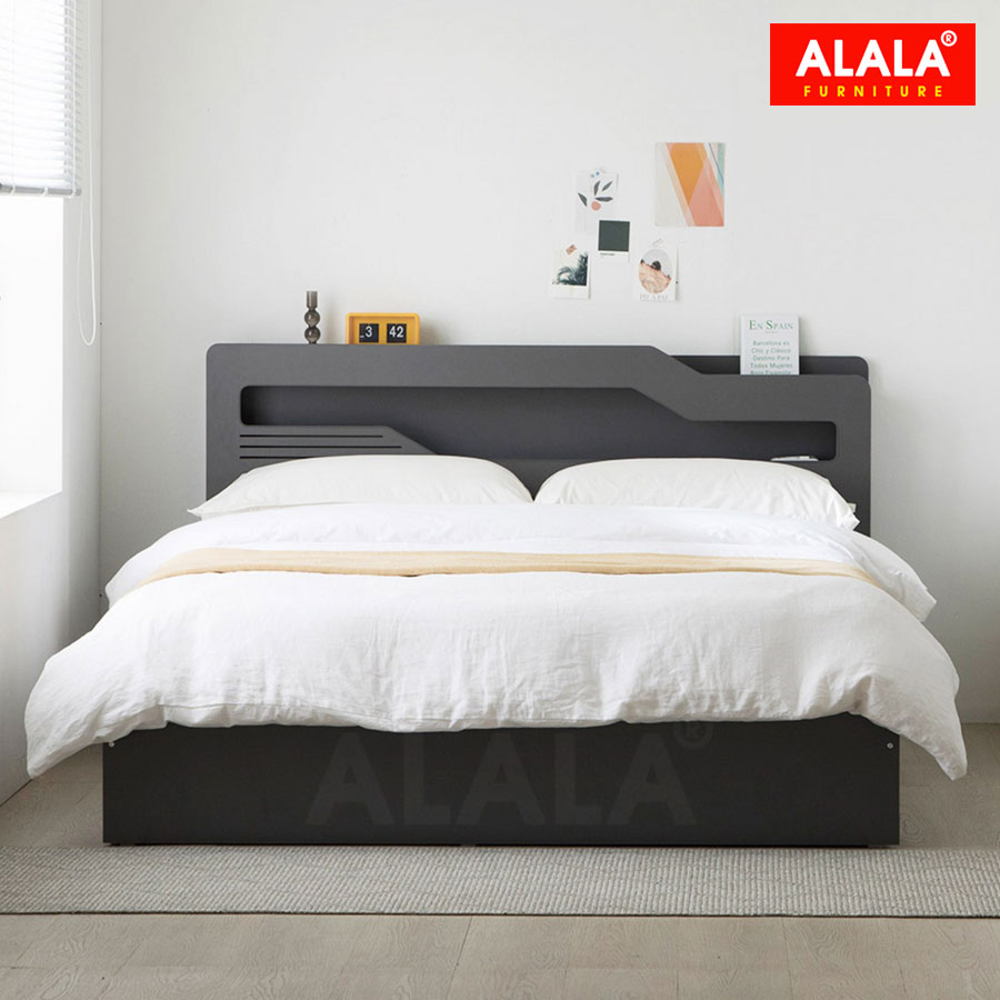 Giường ngủ ALALA1209 + 3 hộc kéo / Miễn phí vận chuyển và lắp đặt/ Đổi trả 30 ngày/ Sản phẩm được bảo hành 5 năm từ thương hiệu ALALA/ Chịu lực 700kg
