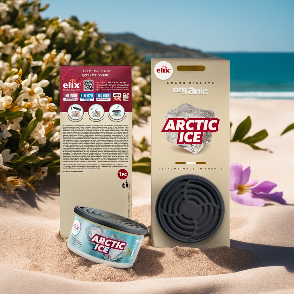 Sáp Thơm để Taplo Ô tô Elix - Hương Arctic Ice (Mát lạnh - sảng khoái)
