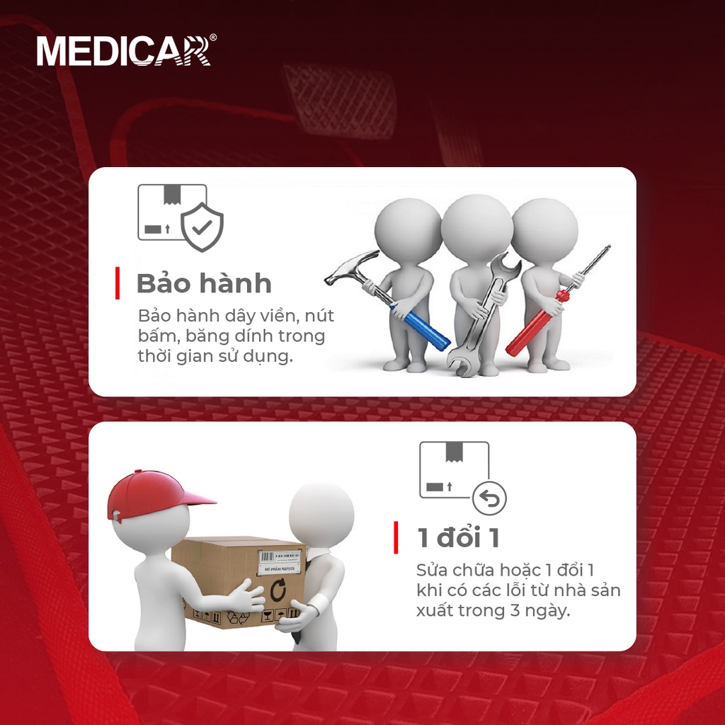 Thảm lót sàn ô tô Medicar xe Hyundai Santafe - chống nước, không mùi, ngăn bụi bẩn