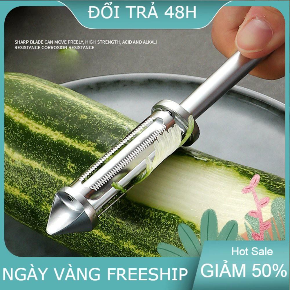Nạo rau củ quả Inox cao cấp đa năng 4 in 1 Nạo vỏ và bào sợi rau củ quả, THÉP KHÔNG GỈ SÁNG BÓNG, BỀN ĐẸP