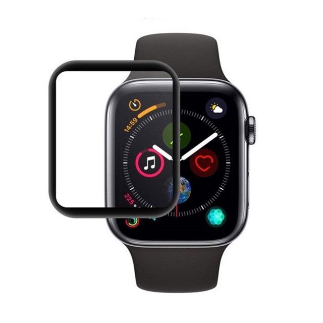 Combo 2c cường lực full màn 3D dành cho Apple Watch Series 1/2/3/4/5/6/7/8/SE bảo vệ màn hình chống trầy xước va đập tặng kèm phụ kiện dán Handtown - Hàng chính hãng